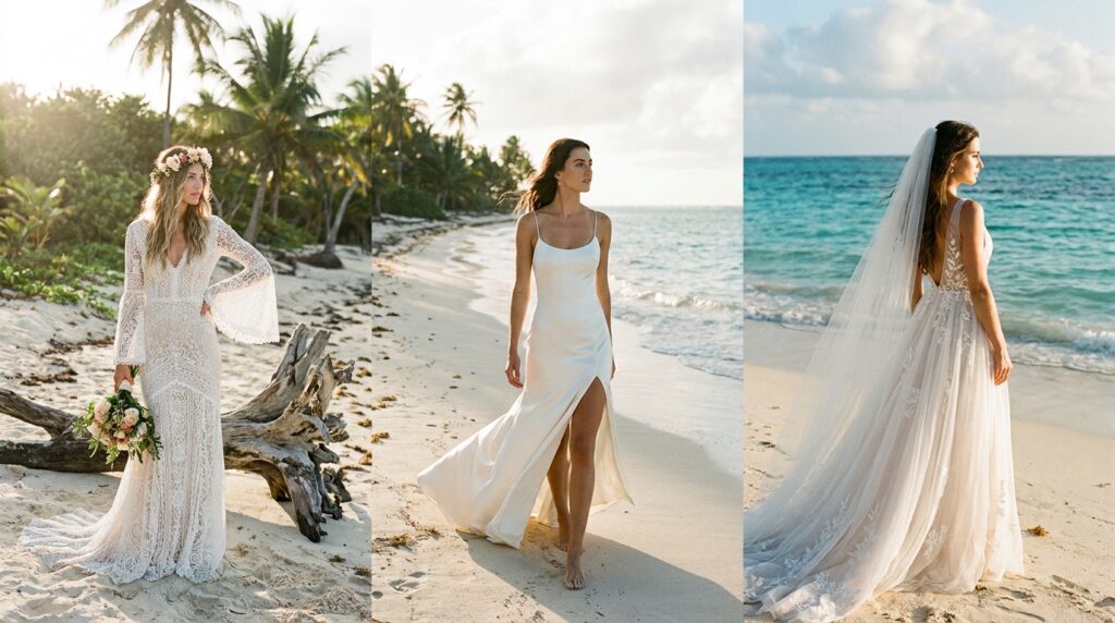 How to Choose Beach Wedding Dresses That Work on Sand