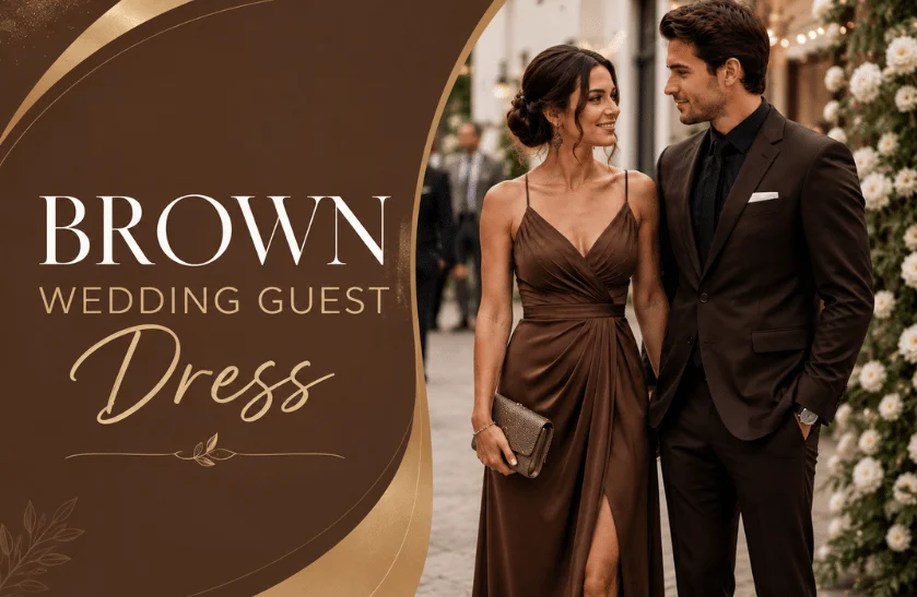 Brown Wedding Guest Dress Ideas: How to Choose the Right Shade, Style, and Accessories 