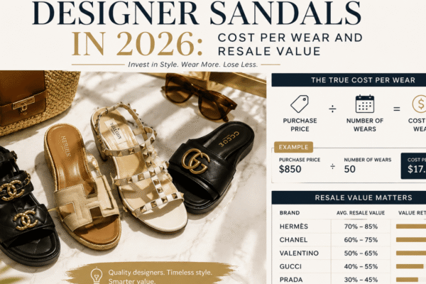 Designer Sandals in 2026: A Complete Guide to Cost Per Wear, Resale Value, and Smart Buying