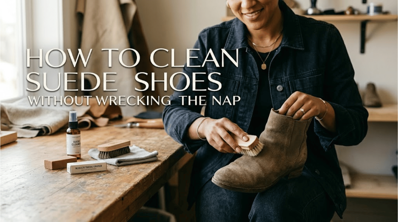 How to Clean Suede Shoes Without Damaging the Nap