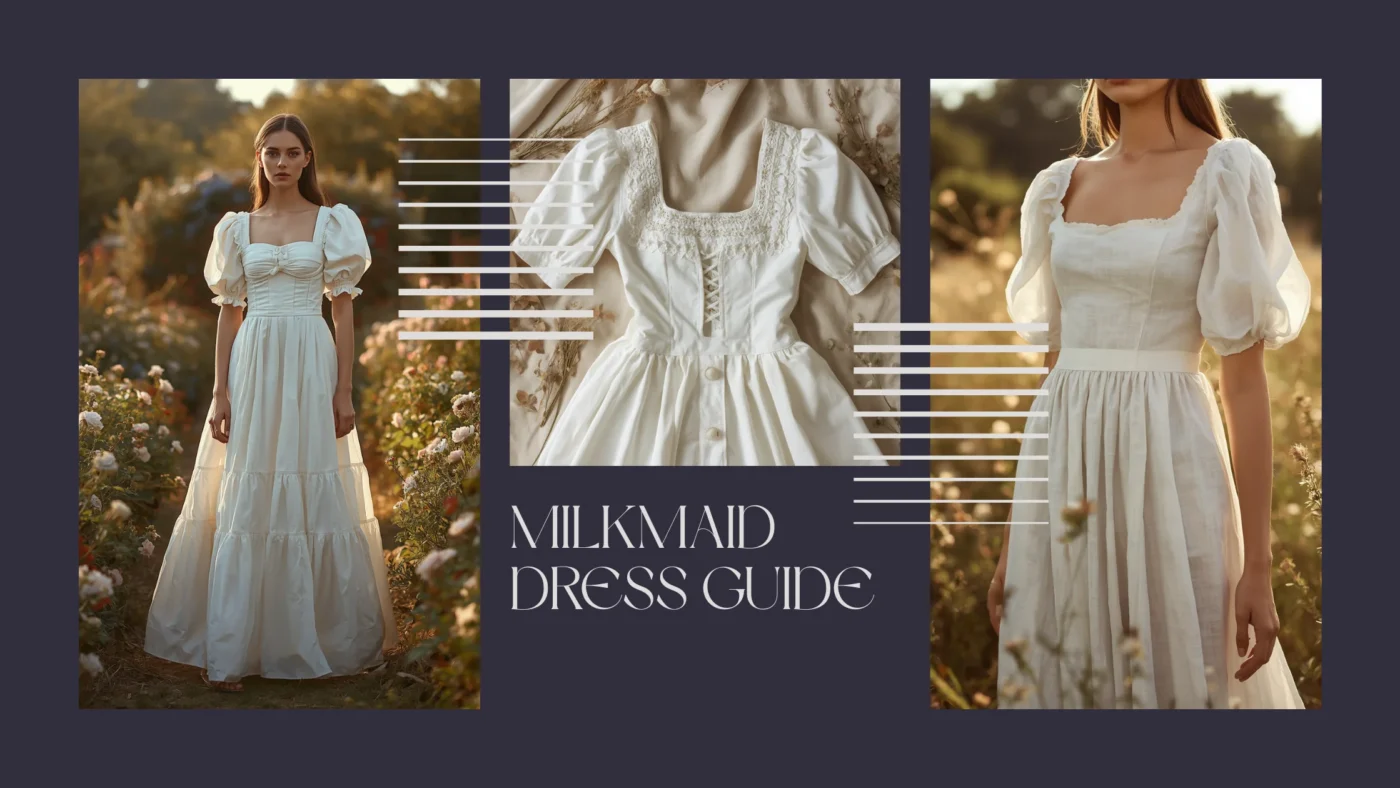 Milkmaid Dress Guide: What Defines the Style? How It Fits and How to Choose the Perfect One?