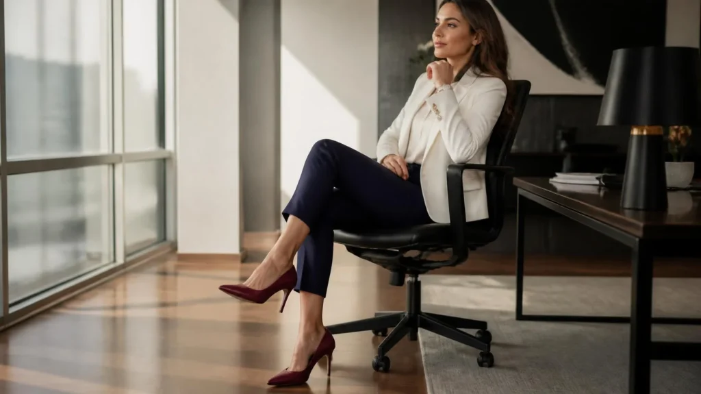 Red Shoes at the Office