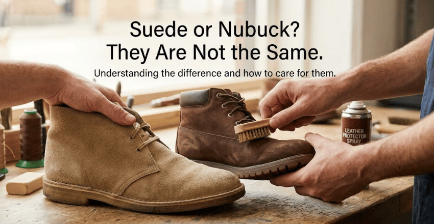 Suede or Nubuck? They Are Not the Same 