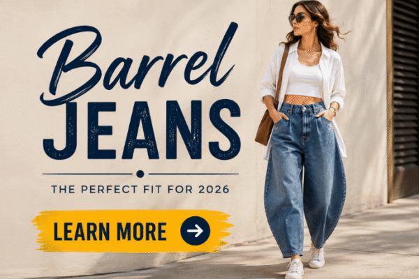 Barrel Jeans: The Ultimate 2026 Guide to Fit, Body Shape, Hem Width, and Styling