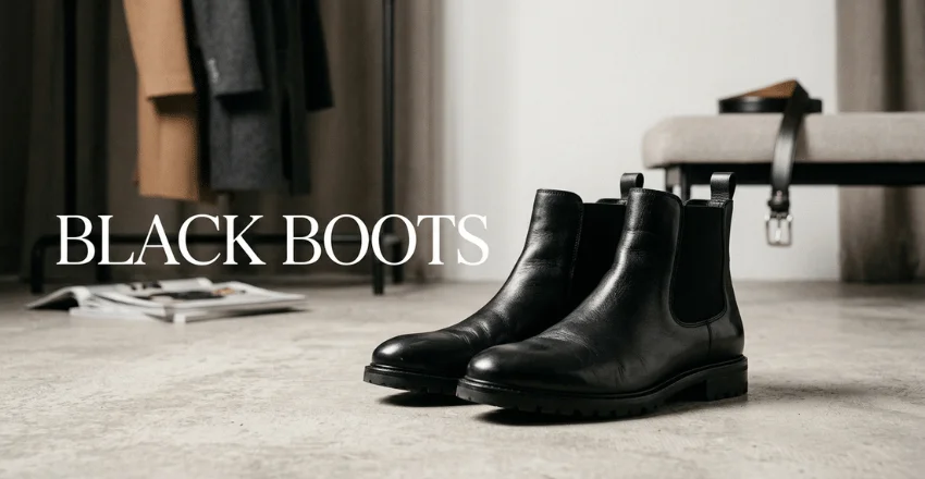 What to wear with black boots
