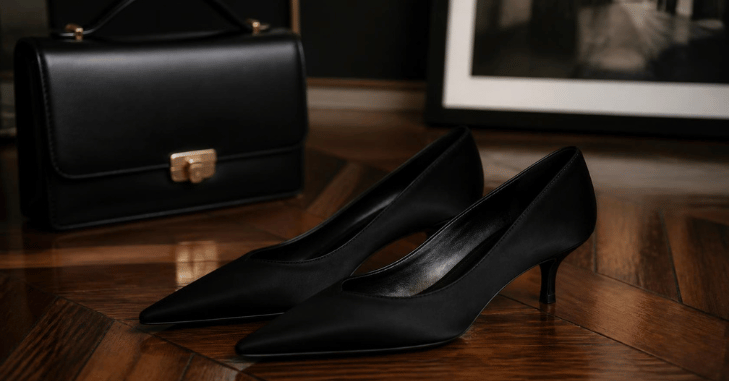 Black Kitten Heels by Style and Price