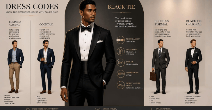 Black tie vs. the codes it gets confused with