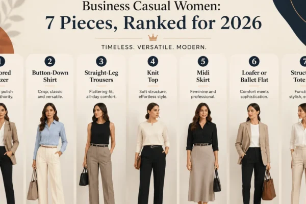 Business Casual for Women in 2026: 7 Essential Wardrobe Pieces Ranked