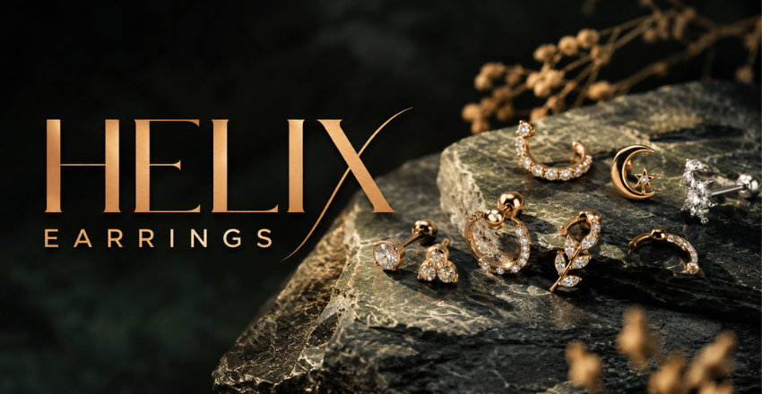 Helix Earrings Styles You Will Actually See