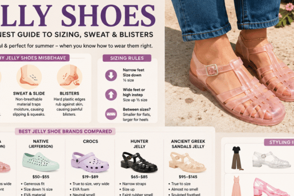 Jelly Shoes: The Complete 2026 Guide to Sizing, Comfort, Blisters, and Summer Style