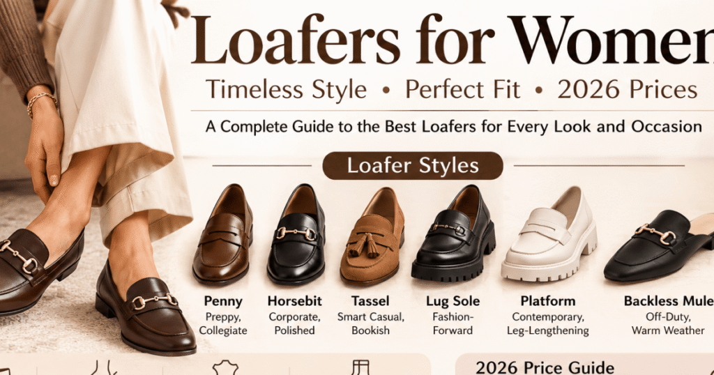 Loafers for Women: Discover Penny, Horsebit, Tassel, Platform, and Mule Styles with 2026 Buying Tips