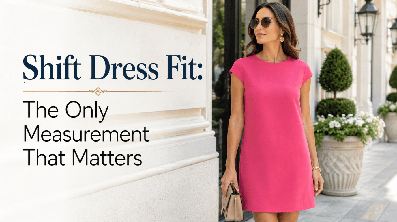 How a Shift Dress Should Fit? The One Measurement That Makes All the Difference