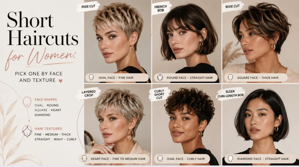 Best Short Haircuts for Women: How to Choose the Perfect Style for Your Face Shape and Hair Texture