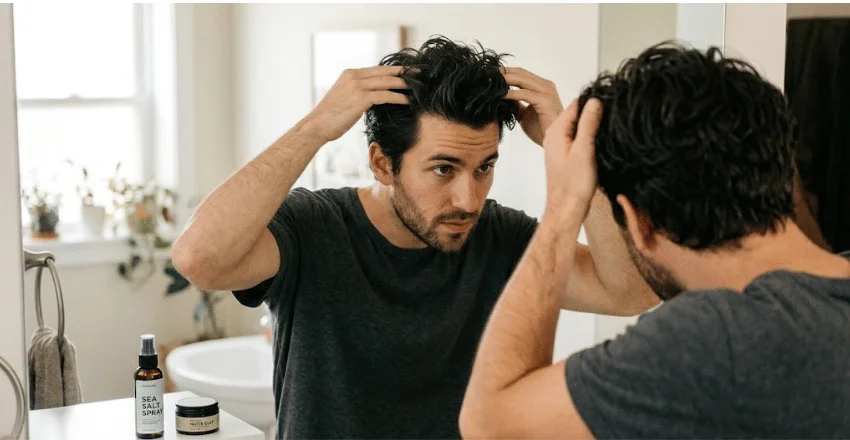 Styling it at home in about four minutes