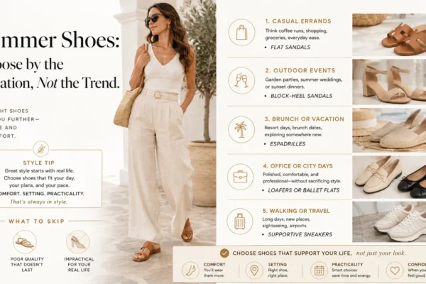 The Best Summer Shoes for Every Occasion: Choose for Comfort, Style, and the Setting