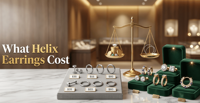 What helix earrings cost