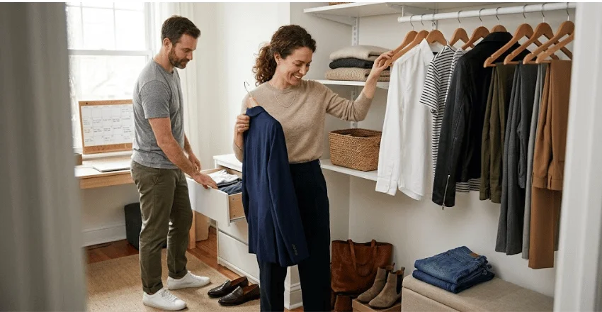 What is a capsule wardrobe meant to do?