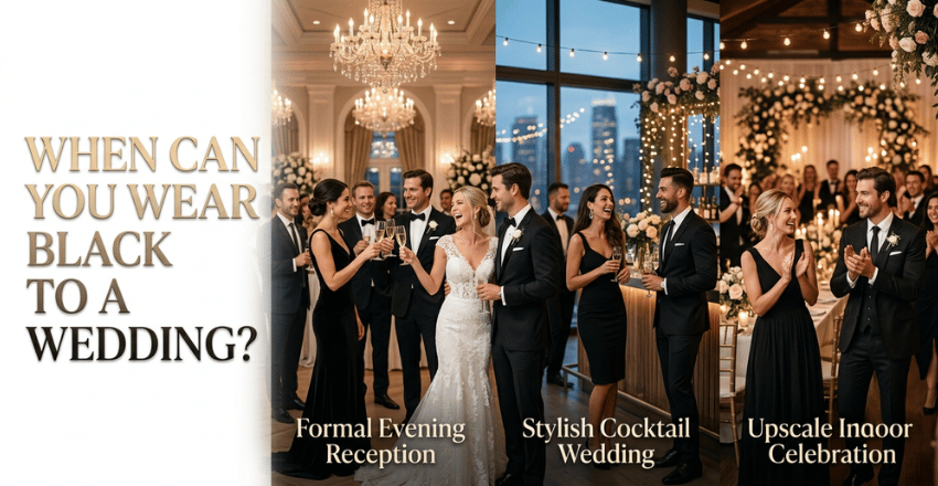When Can You Wear Black to a Wedding?