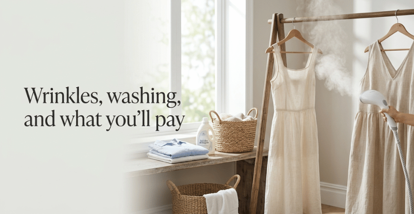 Wrinkles, washing, and what you'll pay