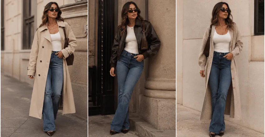 Shoes, accessories and hair that finish the look