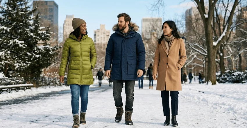 Puffer coat vs. parka vs. wool coat